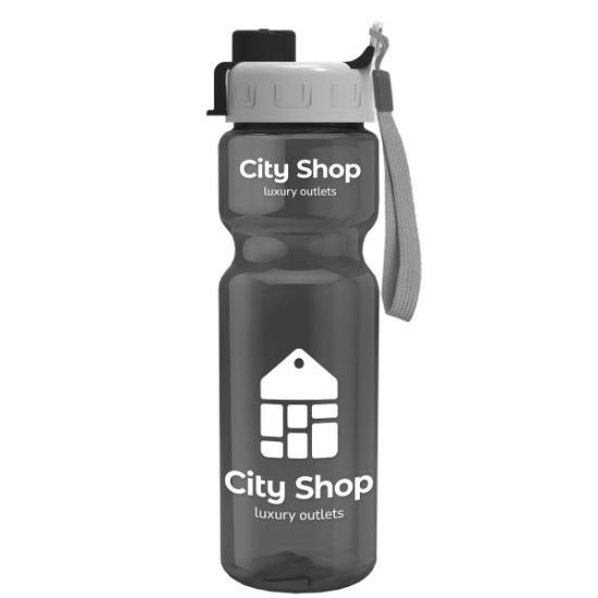 Garyline® Champ Recycled Bottle with Quick-Snap Lid - 28 oz. - Rp28q 